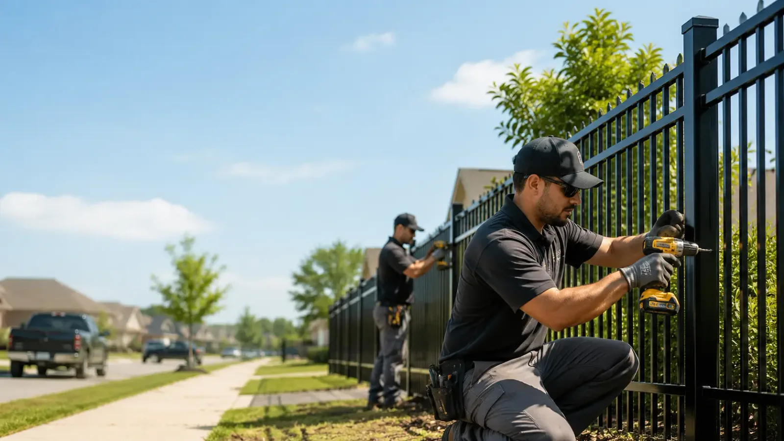 Metal Fence Installation in Alvord, IA